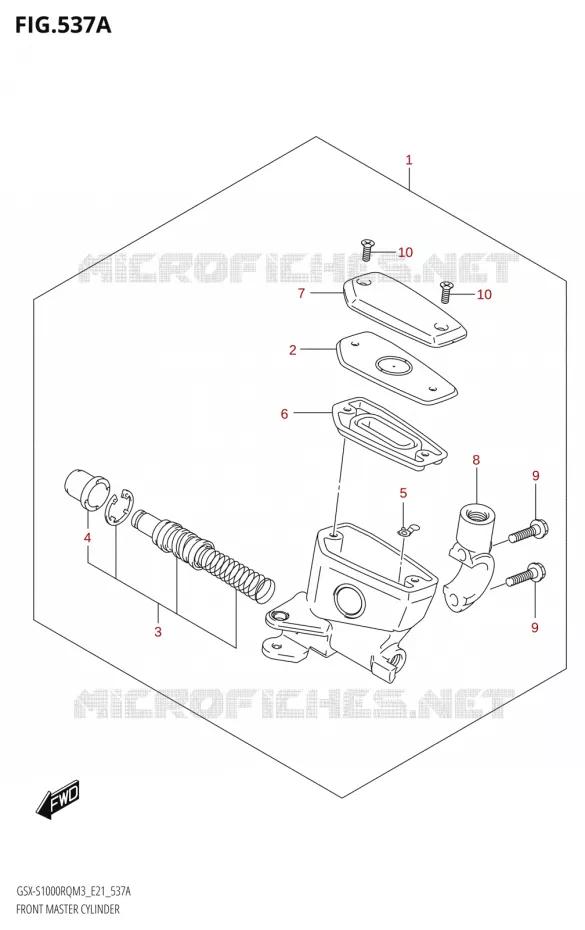 MAITRE CYLINDRE AVANT Suzuki MOTO 1000 GSX-S 2023  GSX-S1000RQ  M3 (E21)