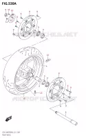 ROUE AVANT SUSPENSIONS/FREINAGE/ROUES 1000 suzuki-moto GSX-S 2023 2358000009