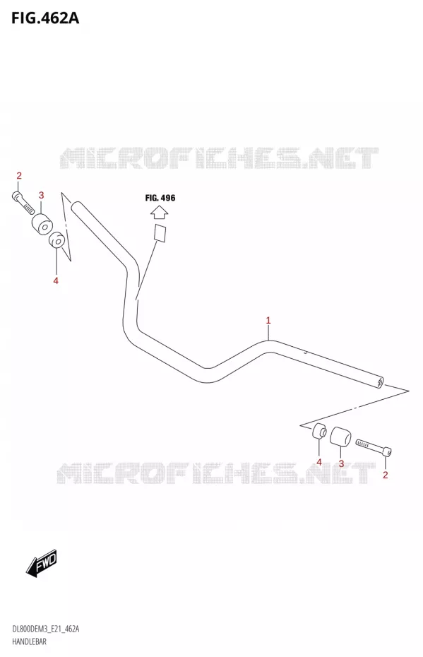 GUIDON Suzuki MOTO 800 V-STROM 2023  DL800DERC M3 (E21)