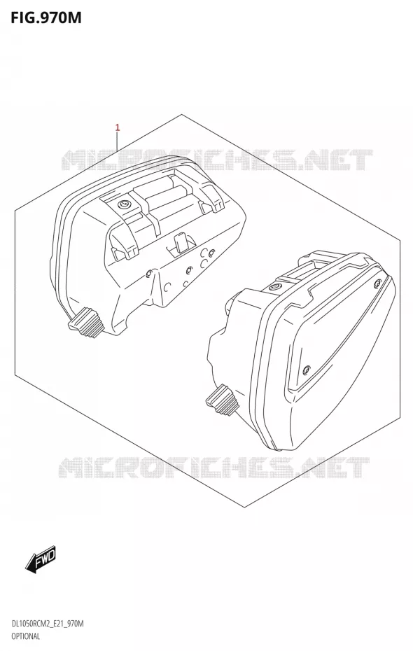 OPTIONS Suzuki MOTO 1050 V-STROM 2022  DL1050RQ M2 (E21)