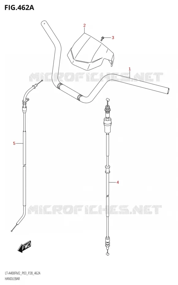 GUIDON Suzuki QUAD 400 KINGQUAD 2022  LT-A400F M2 (P03/P28)