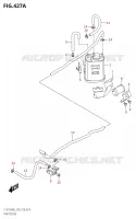 SYSTÈME DE RECYCLAGE VAPEURS CARBURANT (LT A750X:M2:P33) pour Suzuki KINGQUAD 750 2022