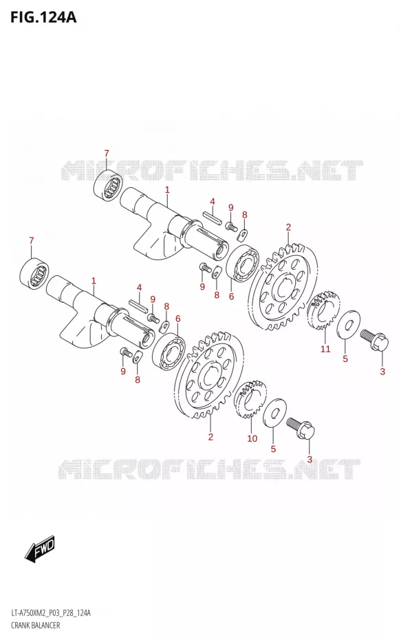BALANCIER Suzuki QUAD 750 KINGQUAD 2022  LT-A750XP M2 (P03 / P28 /P33)