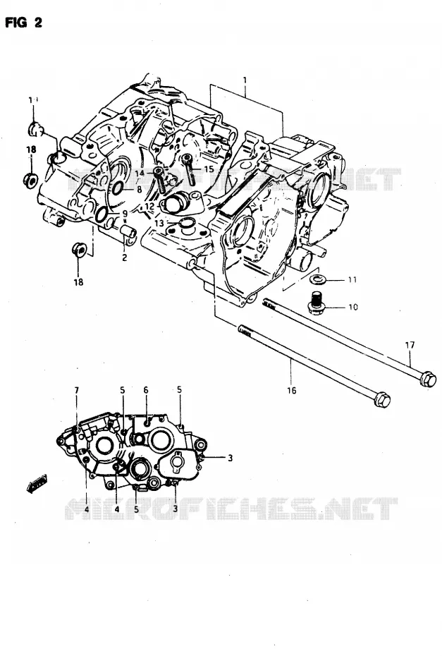 CARTER Suzuki MOTO 50 RMX 1996  RMX50T(T/V)