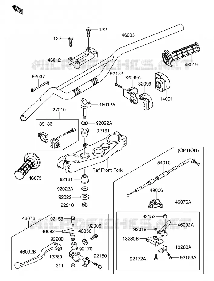 GUIDON Suzuki MOTO 250 RM-Z 2004  RM-Z250K4(E24)