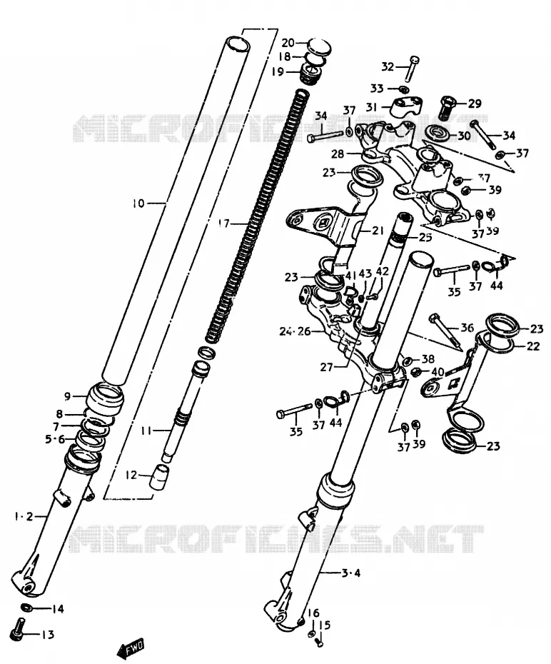 PIECES MARCHES SPECIAUX (E17) Suzuki MOTO 370 SP 1979  SP370N(C/N)