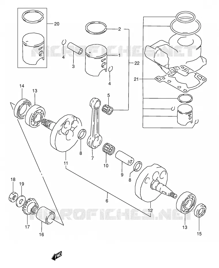 VILEBREQUIN Suzuki MOTO 80 RM 1996  RM80T(E3/E28)