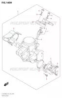 CORPS DE PAPILLON (LT A750XPZ:M2:P28) pour Suzuki KINGQUAD 750 2022
