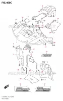 GARDE BOUE AVANT (LT A500X:M2:P33) pour Suzuki KINGQUAD 500 2022