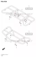 PORTE PAQUET (LT A500X:M2:P03) pour Suzuki KINGQUAD 500 2022