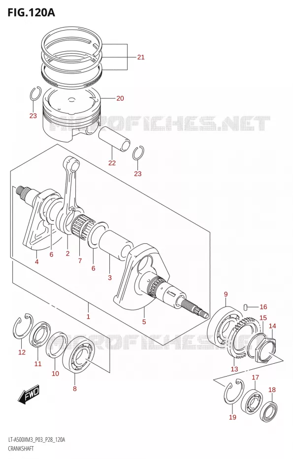 VILEBREQUIN Suzuki QUAD 500 KINGQUAD 2023  LT-A500X M3 (P03,P28,P33)