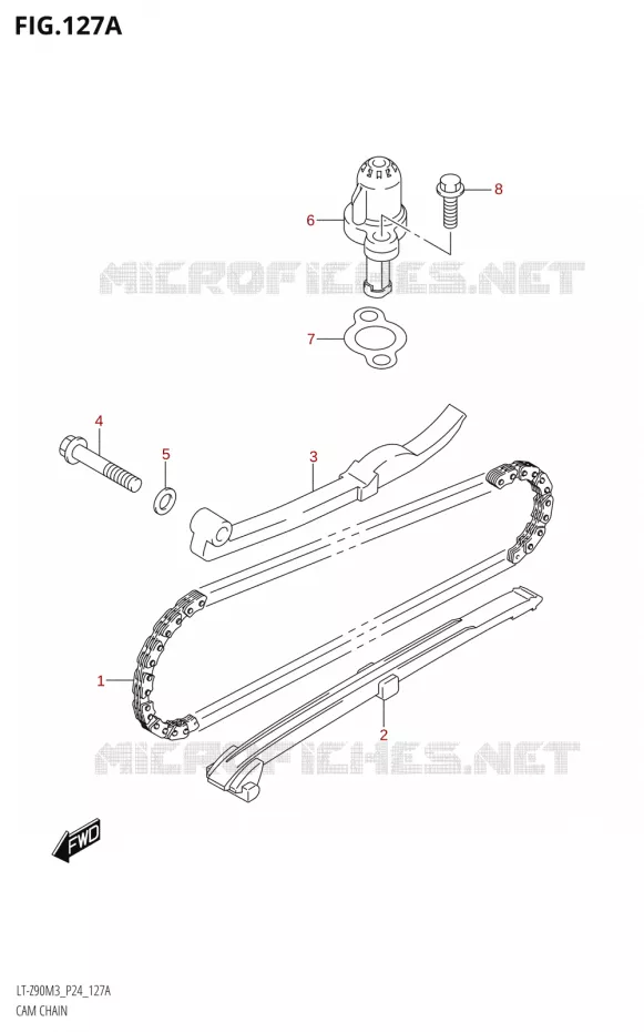 DISTRIBUTION Suzuki QUAD 90 QUADSPORT 2023  LT-Z90 M3 (P03,P28)