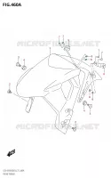 GARDE BOUE AVANT CARENAGES/CADRE 950 suzuki-moto GSX-S 2023 2476000026