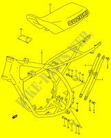 CADRE   SELLE (MODELE H/J/K/L) pour Suzuki RM 80 1991