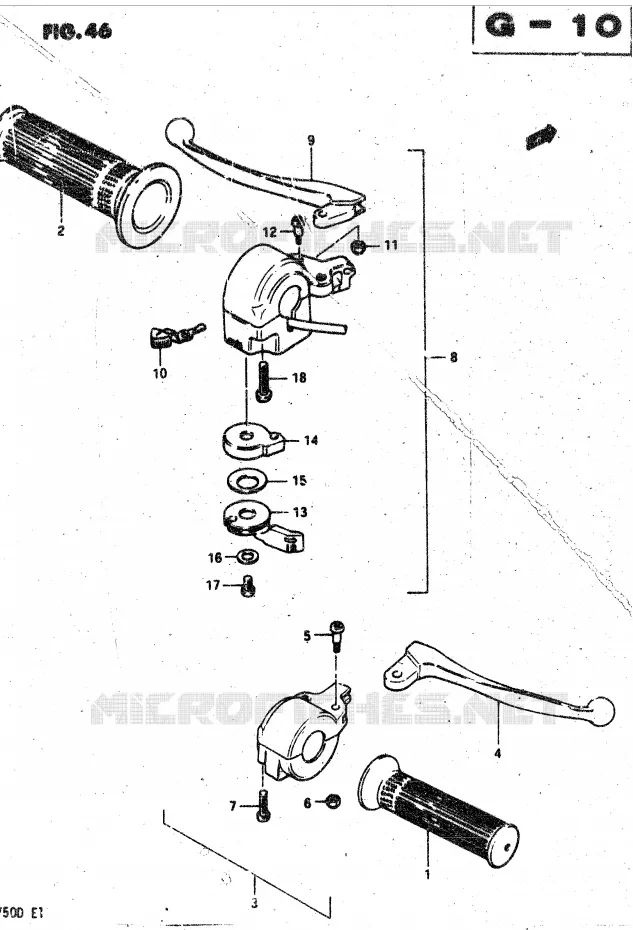 COMMODOS (E22) Suzuki MOTO 50 VAN-VAN 1983  RV50X/D(X/D)