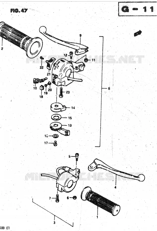 COMMODOS (E41) Suzuki MOTO 50 VAN-VAN 1981  RV50X(X/D)