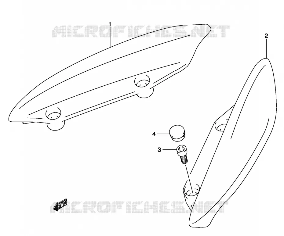 SUPPORT DOSSERET (MODELE K3) Suzuki SCOOTER 150 BURGMAN 2002  UH150K2(P19)