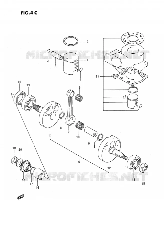 VILEBREQUIN (MODELE L) Suzuki MOTO 80 RM 1987  RM80H(E3)