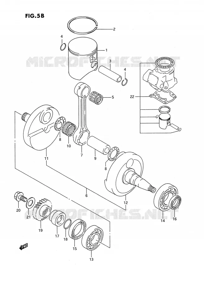 VILEBREQUIN (MODELE P/R) Suzuki MOTO 250 RMX 1990  RMX250L(E3)