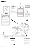 ETIQUETTE (P03) pour Suzuki KINGQUAD 400 2023