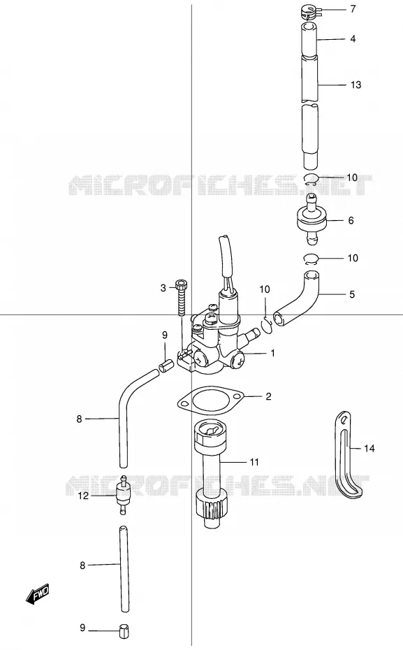POMPE A HUILE (MODELE W/X) Suzuki MOTO 50 STREET-MAGIC 1999  TR50SX(E2)