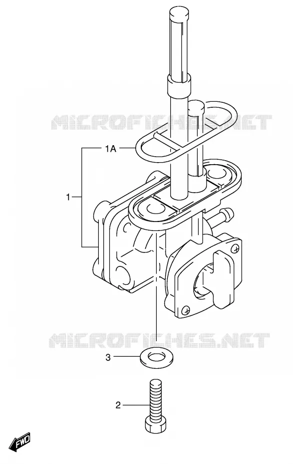 ROBINET D'ESSENCE Suzuki MOTO 125 INTRUDER 2001  VL125UK1(E2)