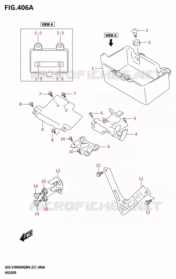 SUPPORT Suzuki MOTO 1000 KATANA 2024  GSX-S1000SRQ M4 (E21)