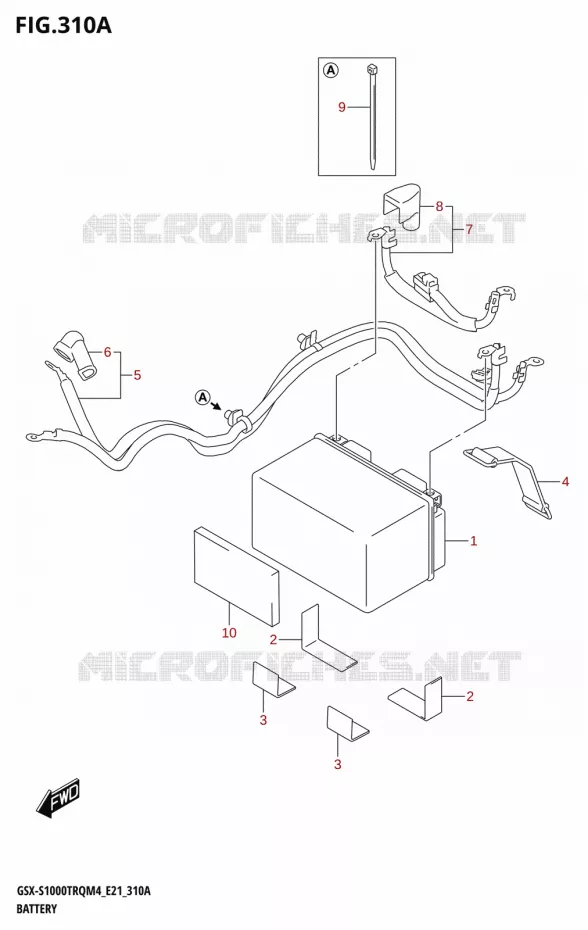 BATTERIE Suzuki MOTO 1000 GSX-S 2024  GSX-S1000TRQ M4 (E21)