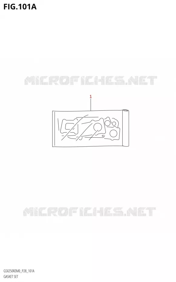 KIT JOINTS Suzuki MOTO 250 GSX-R 2020  GSX250RZ M0 E03,E28,E33