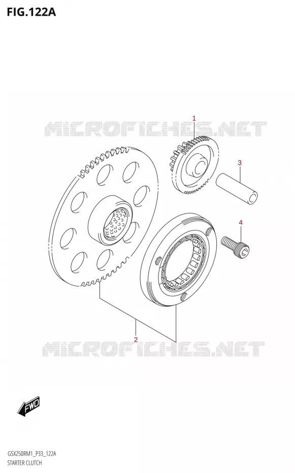 ROUE LIBRE DE DEMARREUR Suzuki MOTO 250 GSX-R 2021  GSX250R M1 (P33)