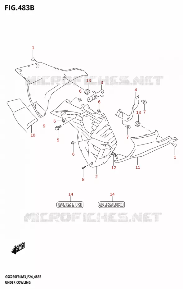 SABOT (GSX250FRLX) Suzuki MOTO 250 GSX-R 2023  GSX250FRLX / GSX250FRL M3 (P24)
