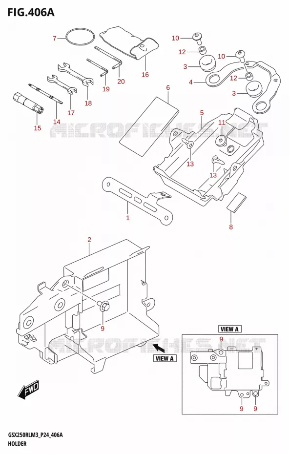 SUPPORT Suzuki MOTO 250 GSX-R 2023  GSX250RL M3 (P24)