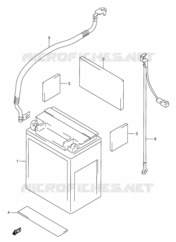BATTERIE Suzuki MOTO 1500 INTRUDER 2014  VL1500K3(E2)