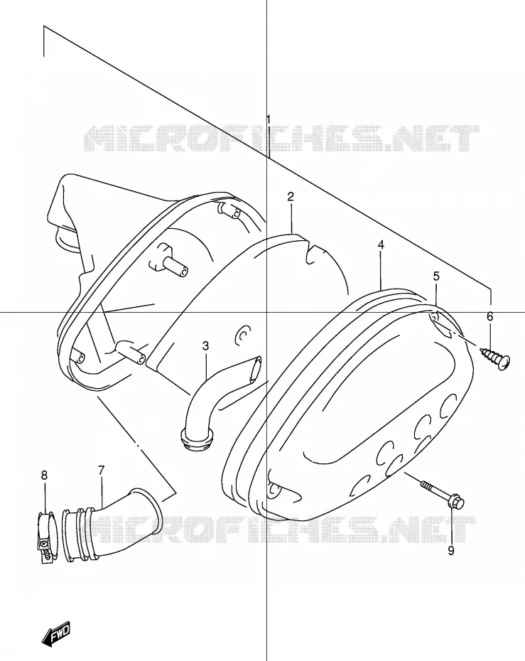 FILTRE A AIR Suzuki MOTO 50 STREET-MAGIC 2000  TR50SY(E2)