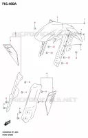 GARDE BOUE AVANT pour Suzuki V-STROM 800 2024