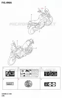 ETIQUETTE pour Suzuki V-STROM 800 2024