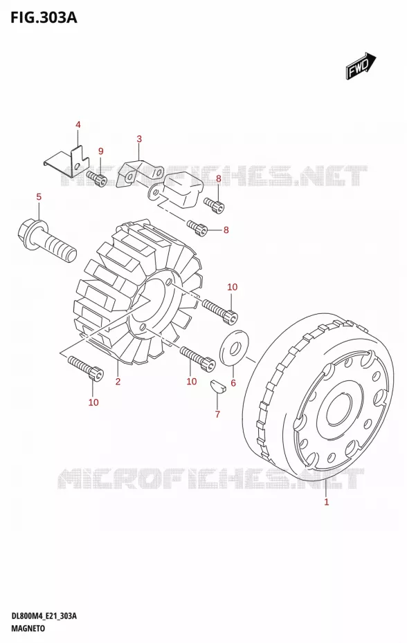 ALLUMAGE ROTOR - STATOR Suzuki MOTO 800 V-STROM 2024  DL800RQ M4 (E21)