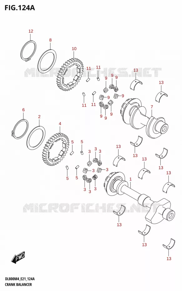BALANCIER Suzuki MOTO 800 V-STROM 2024  DL800RQ M4 (E21)