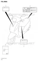 ETIQUETTE pour Suzuki ACCESS 125 2020