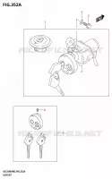 JEU DE SERRURES (P19) pour Suzuki ACCESS 125 2023