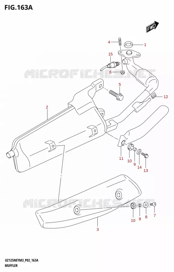 SILENCIEUX Suzuki SCOOTER 125 ADDRESS 2023  UZ125NEY M3 (P19)