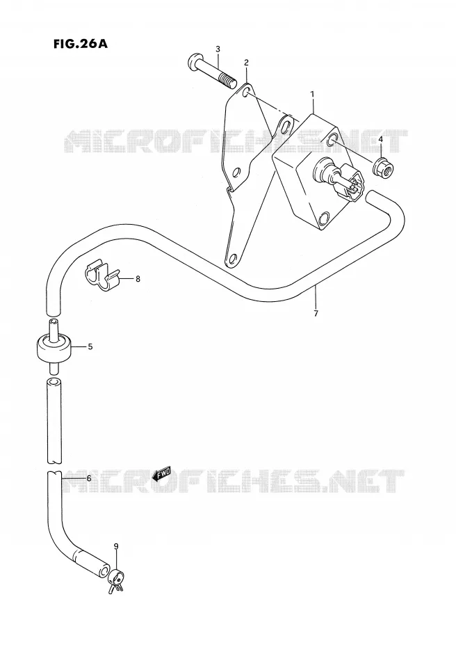 CAPTEUR D'AIR (MODELE K/L/M/N/P/R/S) Suzuki MOTO 1400 INTRUDER 1987  VS1400GLPH(E2)