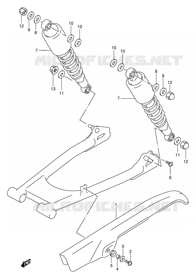 CARTER DE CHAINE Suzuki MOTO 250 TU 1999  TU250XX(E2)