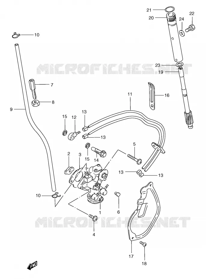 POMPE A HUILE Suzuki MOTO 185 TS-ER 2000  TS185ERY(E1)