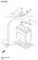 BATTERIE (LT A750XP,LT A750XPZ) pour Suzuki KINGQUAD 750 2024