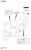 ETIQUETTE (P21) pour Suzuki GSX-R 125 2025