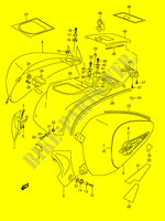 CARENAGES ARRIERE (MODELE W) pour Suzuki INTRUDER 1500 2004