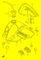 RESERVOIR D'ESSENCE (MODELE F/G) pour Suzuki TS-W 50 1993