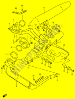 SILENCIEUX (MODELE K1/K2/K3/K4) pour Suzuki INTRUDER 1500 2014