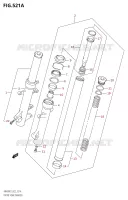 FOURCHE (AN400,AN400Z) pour Suzuki BURGMAN 400 2007